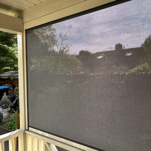 Screen met donker scherm